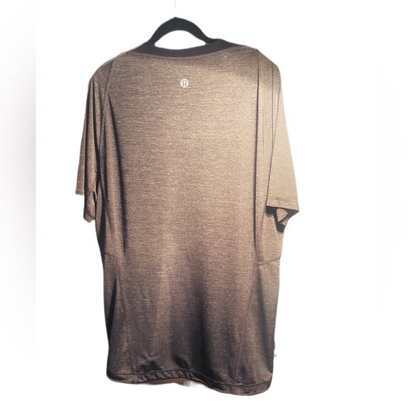 Lululemon oversized short sleeve casual lightweight grey crewneck silky shirt XL - Picture 3 of 4